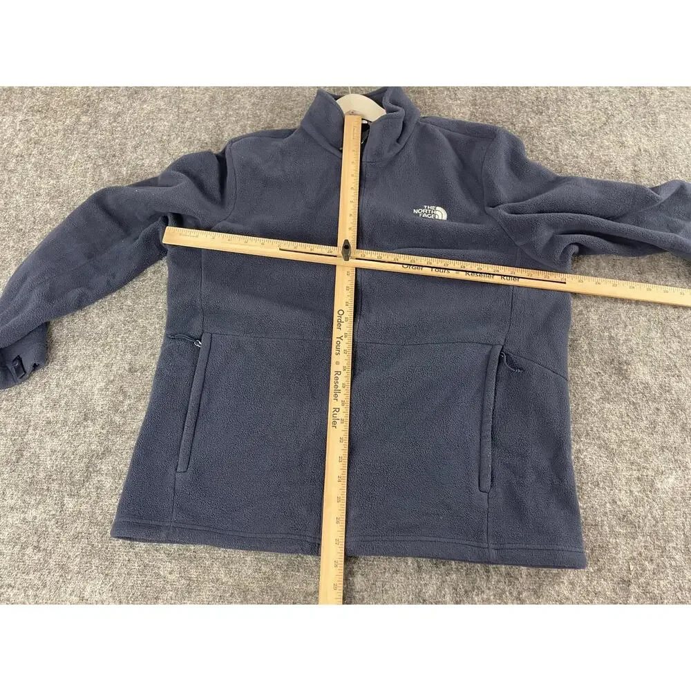 The North Face Jacket Mens Extra Large Blue Fleece Full Zip Sweater N253